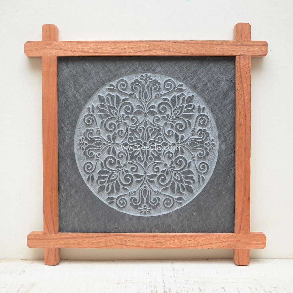 Carved Stone Wall Hang