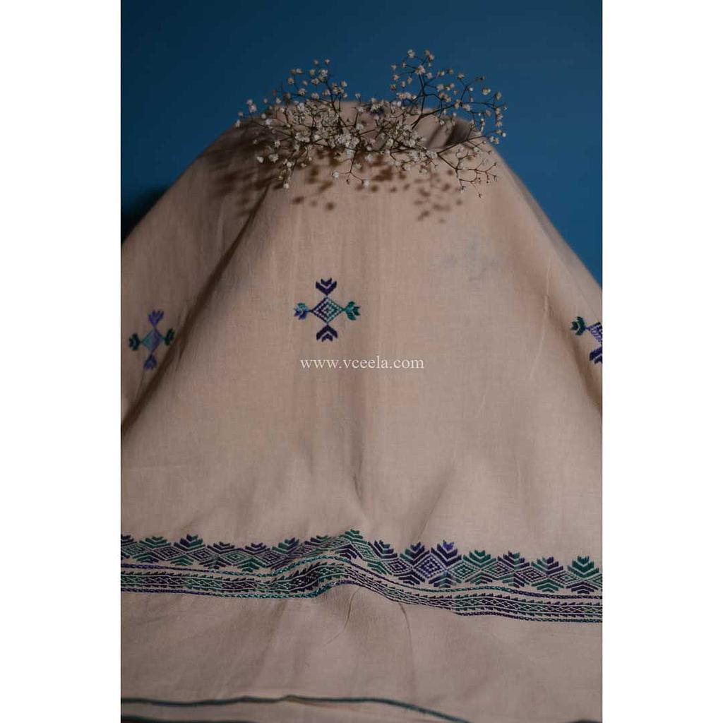 Hand embroidered dupatta