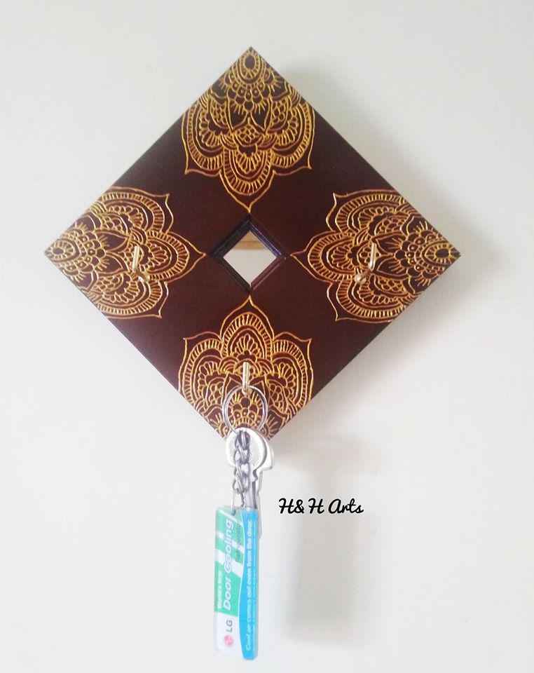 Hand Painted Keys Holder