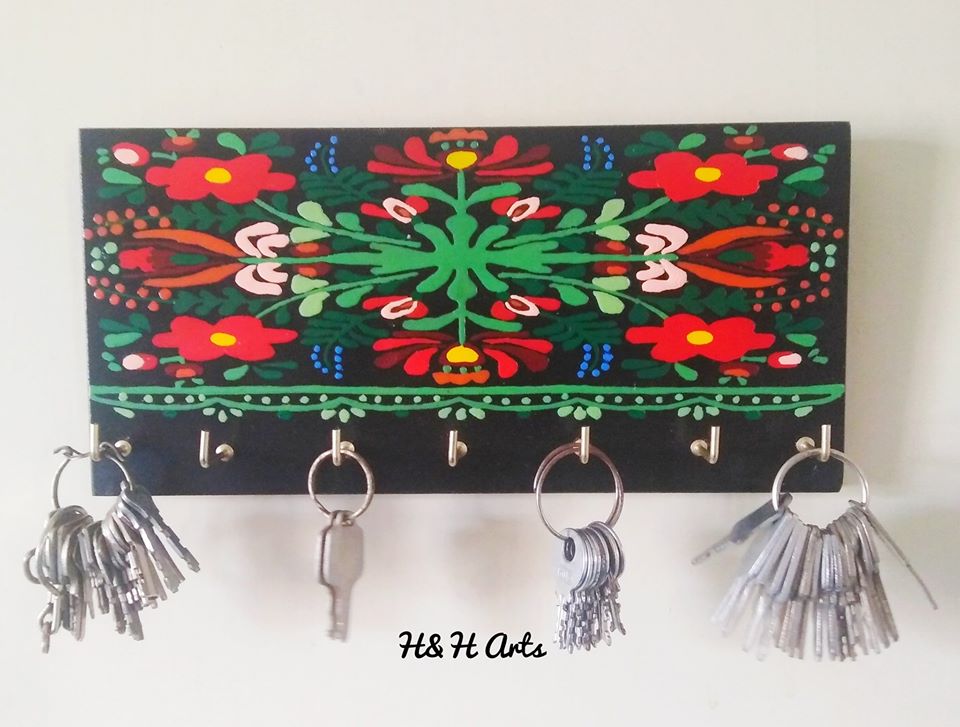 Hand Painted Keys Holder