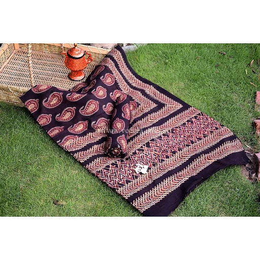 [PK0013-CF-AJK-009170] Ajrak - 2 Piece Suit 