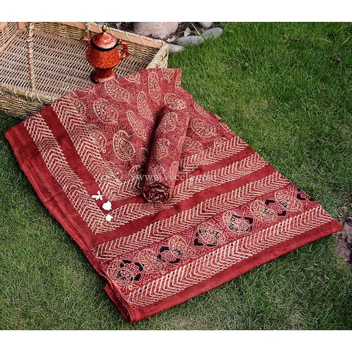 [PK0013-CF-AJK-009171] Ajrak - 2 Piece Suit  