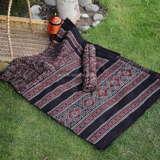 [PK0013-CW-UNS-009376] Ajrak - 2 Piece Suit   