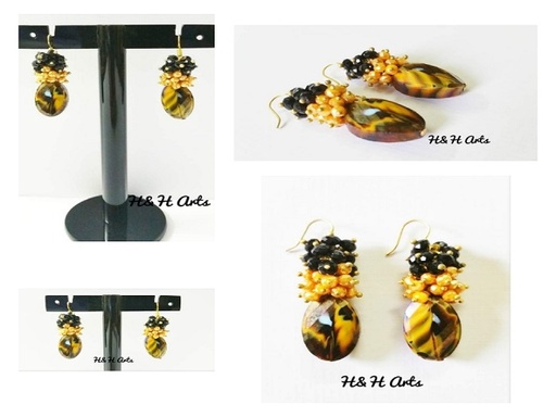 [PK1048-JW-EAR-009945] Handmade Cluster Earring
