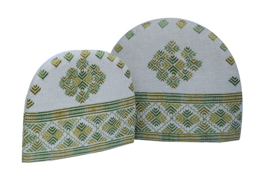[PK0029-HM-BED-001249] Phulkari Tea Cozy Set
