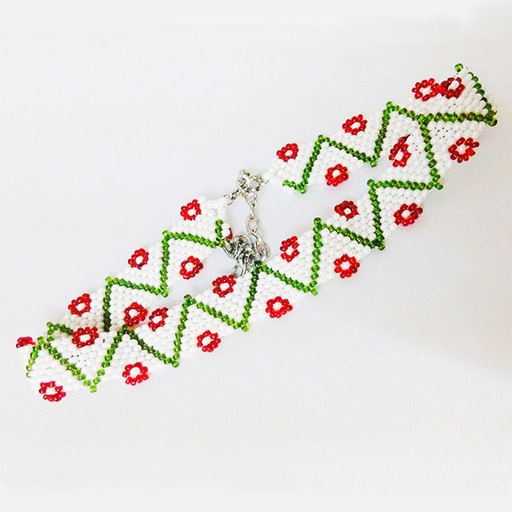 [PK1048-GN-GEN-012310] Handmade Beaded Choker