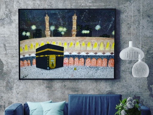 [PK4395-AR-ACR-013342] Ka'aba painting