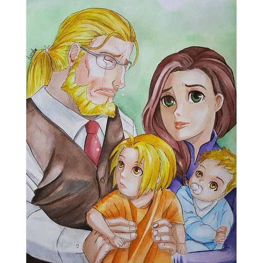 [PK4462-AR-WAT-014156] The Last Family Picture