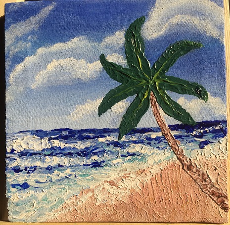 [PK4847-AR-ACR-014567] Palm at Beach