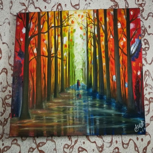 [PK4867-AR-OIL-014572] Oil Painting 1*1.5 ft