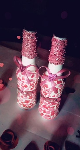 [PK5232-HM-SCL-015425] Decorative Eggshells Bottles