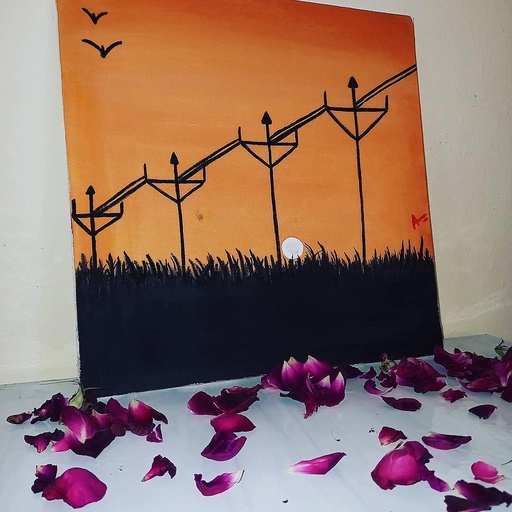 [PK5239-AR-ACR-015496] Sunset Painting