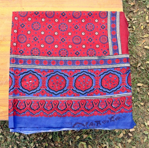 [PK0013-CW-UNS-001724] Ajrak Riley / Shirt Piece