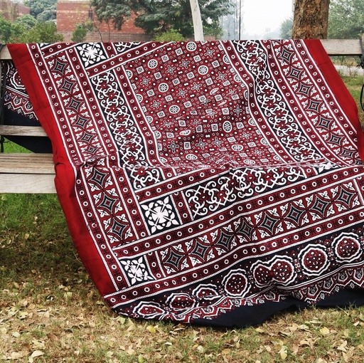 [PK0013-CW-UNS-001726] Ajrak Riley / Shirt Piece