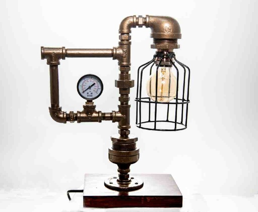 [PK5869-HM-LMP-016803] Heavy Steampunk Lamp