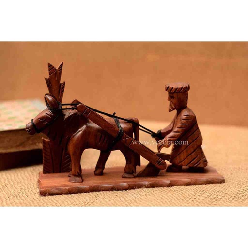 [PK0130-CF-WOO-019281] Cultural Wooden Bull Set