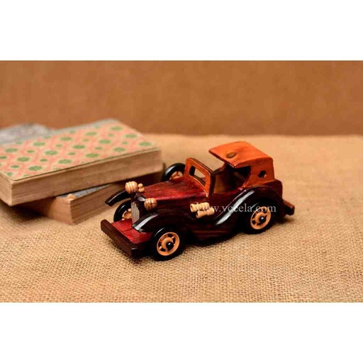 [PK0130-CF-WOO-019296] Wooden Vintage Car 
