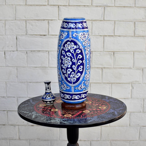 [PK1918-HM-LMP-19449] Hand Painted Camel Skin Lamp