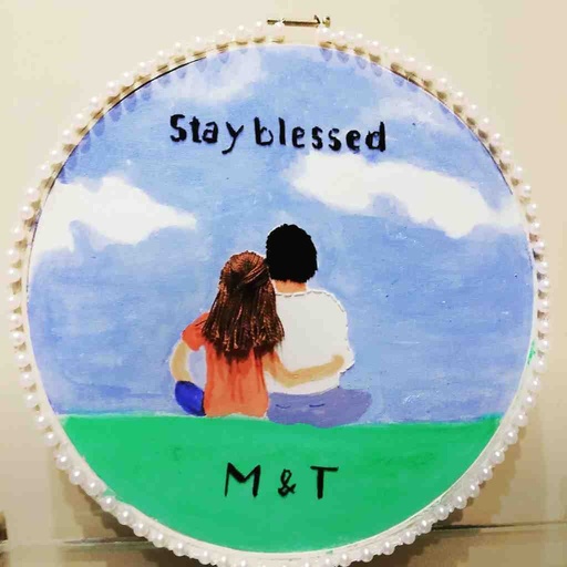 [PK4905-HM-WLH-022358] Embroidered Hoop