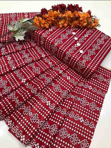 [PK5235-CW-UNS-023514] CHUNRI PRINT (2 -Piece)