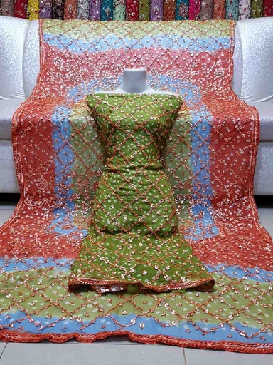 [PK7775-CW-UNS-024028] Gotta Jaal & Chunri (2-Piece)