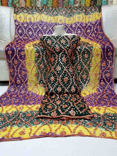 [PK7775-CW-UNS-024030] Gotta Jaal & Chunri (2-Piece)