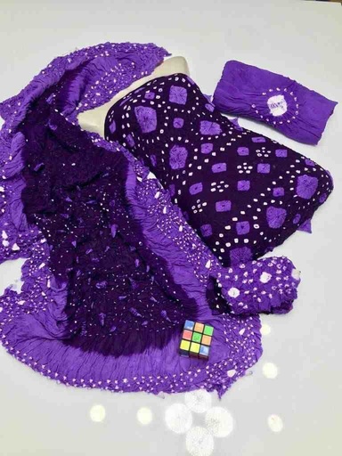 [PK7775-CW-UNS-024095] Linen Chunnri Suit (3-Piece)