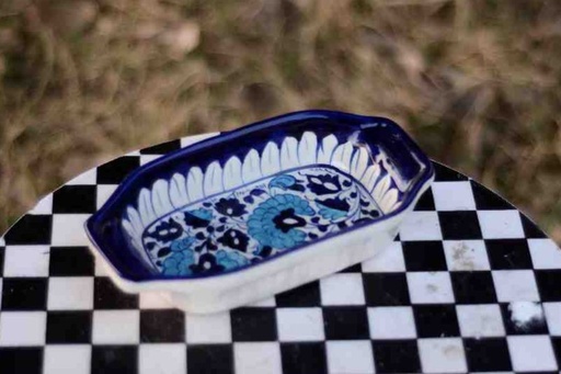 [PK4699-CF-BPO-024712] Blue Pottery Deep Dish