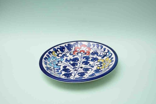 [PK0023-CF-BPO-025561] Blue Pottery Quarter Plate