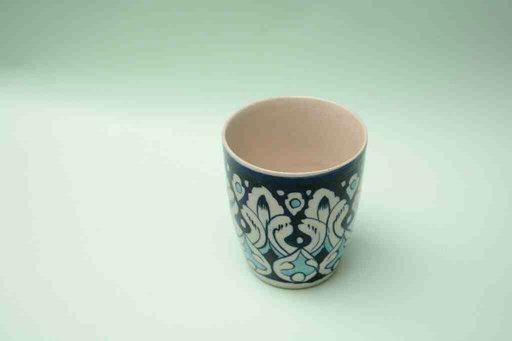 [PK0023-CF-BPO-025632] Blue Pottery Glass