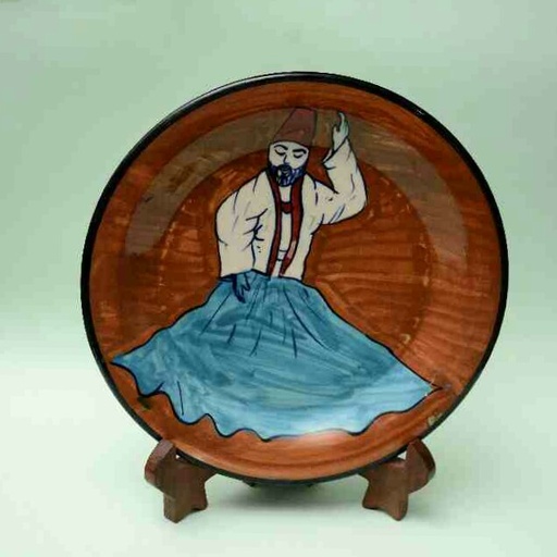 [PK0023-CF-BPO-025635] Blue Pottery Decorative Art Plate