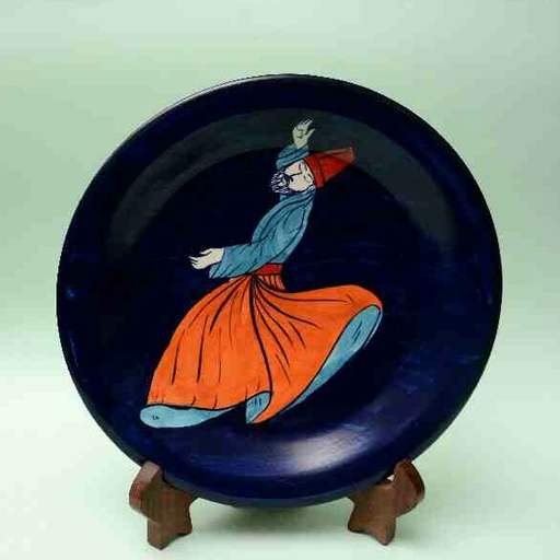 [PK0023-CF-BPO-025638] Blue Pottery Decorative Art Plate