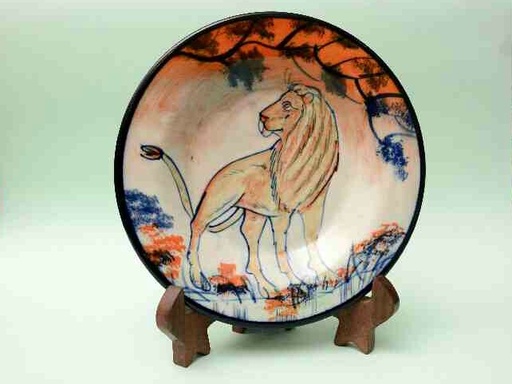 [PK0023-CF-BPO-025663] Blue Pottery Decorative Art Plate