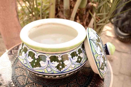 [PK0023-CF-BPO-025681] Blue Pottery Handi