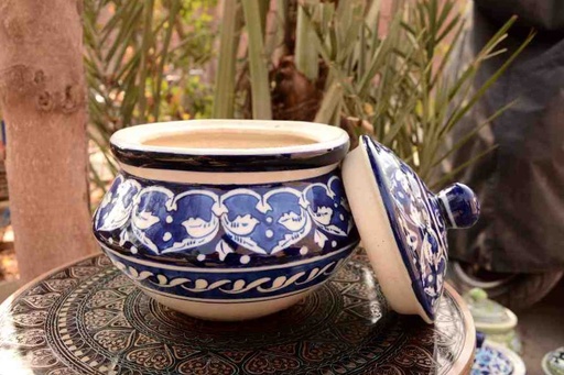 [PK0023-CF-BPO-025682] Blue Pottery Handi
