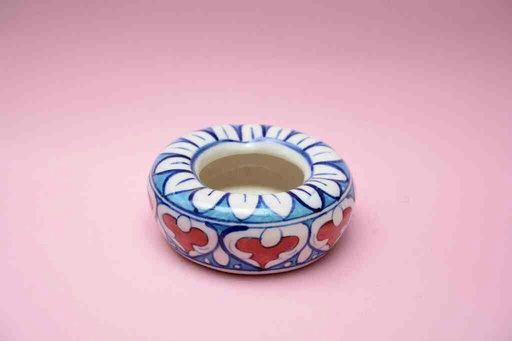 [PK0023-CF-BPO-025695] Blue Pottery Ash Tray