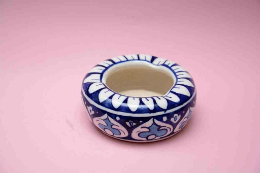 [PK0023-CF-BPO-025708] Blue Pottery Ash Tray