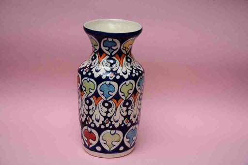 [PK0023-HM-VAS-025728] Blue Pottery Medium Flower Vase