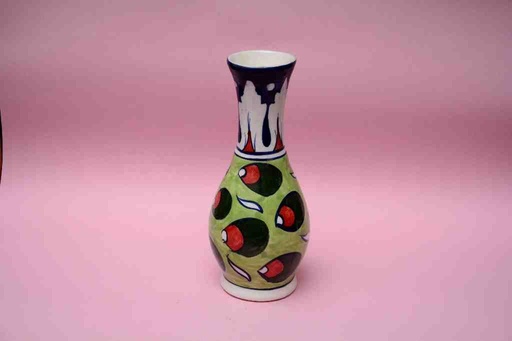 [PK0023-HM-VAS-025784] Blue Pottery Medium Flower Vase