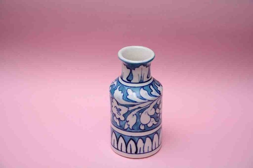 [PK0023-HM-VAS-025793] Blue Pottery Small Flower Vase