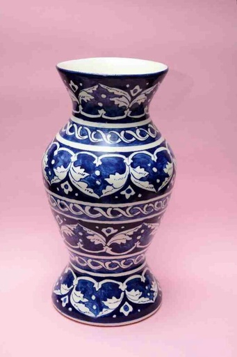 [PK0023-HM-VAS-025832] Blue Pottery Flower Vase