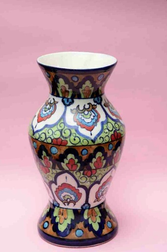 [PK0023-HM-VAS-025835] Blue Pottery Flower Vase
