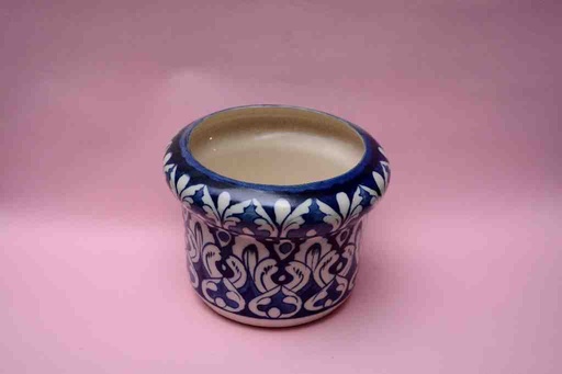 [PK0023-HM-VAS-025849] Blue Pottery Medium Flower Vase