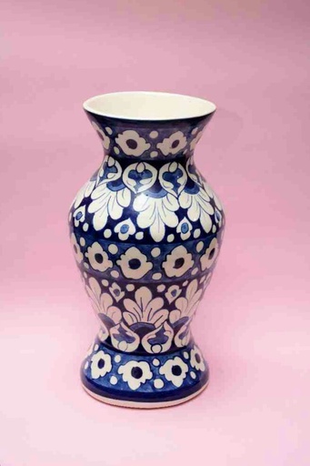 [PK0023-HM-VAS-025850] Blue Pottery Flower Vase
