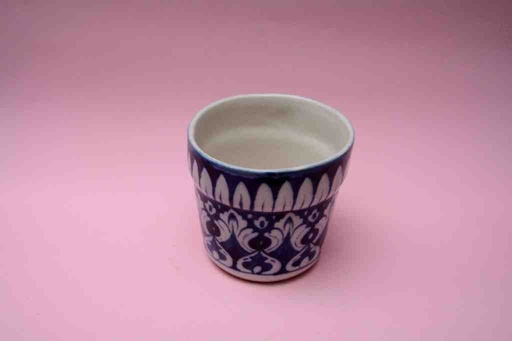 [PK0023-HM-PLN-025858] Blue Pottery Small Planter