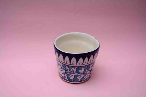 [PK0023-HM-PLN-025861] Blue Pottery Small Planter