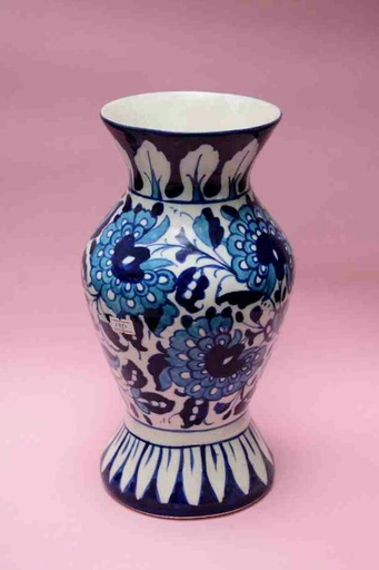 [PK0023-HM-VAS-025862] Blue Pottery Flower Vase