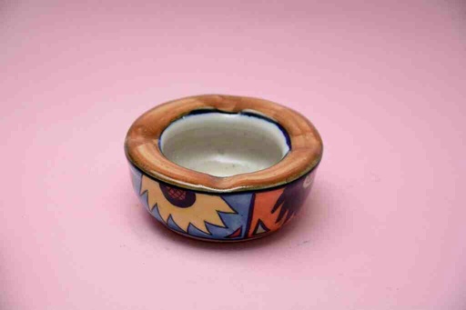 [PK0023-CF-BPO-025873] Blue Pottery Ash Tray