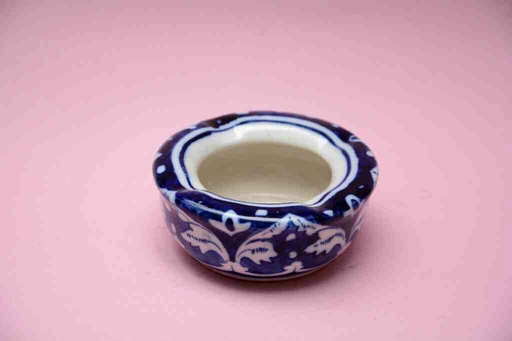 [PK0023-CF-BPO-025874] Blue Pottery Ash Tray