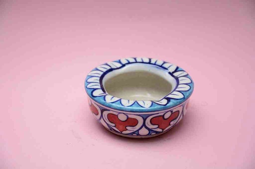 [PK0023-CF-BPO-025879] Blue Pottery Ash Tray